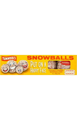 Coconut Snowballs 30gm 4 pack 120gm
