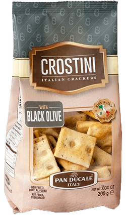 Crostini Black Olives 200gm