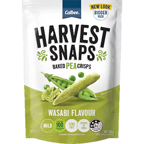 Pea Crisps Wasabi 120gm