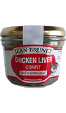 Jean Brunet Chicken Liver Confit with Armanac 180gm