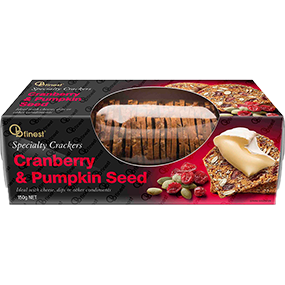 Cranberry & Pumpkin Seed Crackers 150gm