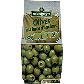 Olives Green Anchovy Menguys 150gm