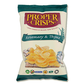 Proper Crisps Rosemary & Thyme 150gm