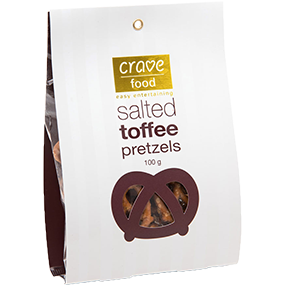 Salted Toffee Pretzels 100gm (DELETED LINE)
