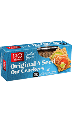 180 4 Seed Oat Crackers 135gm