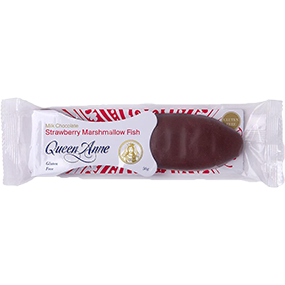 Milk Chocolate Pineaapple Marshmallow fish 50gm