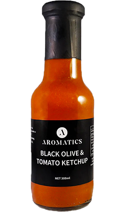 Aromatics Black Garlic & Tomato Ketchup 300ml (BB15.11.24)