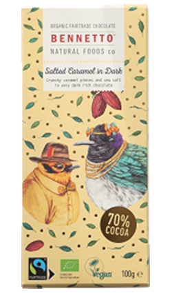 Bennetto Dark Salted Caramel 80g