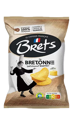 Brets Salted Butter Chips 125g