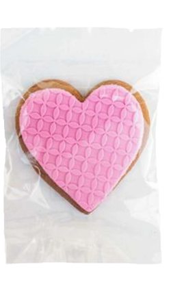 Gingerbread Pink Heart 48gm