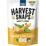 Harvest Snaps Pea Crisps Cheddar & Herb 120gm