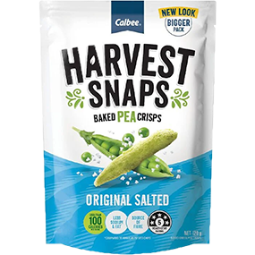 Harvest Snaps Pea Crisps Original 120gm
