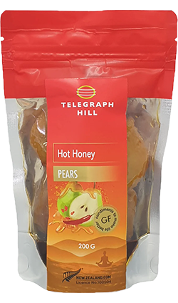 Hot Honey Pears 200gm Pouch