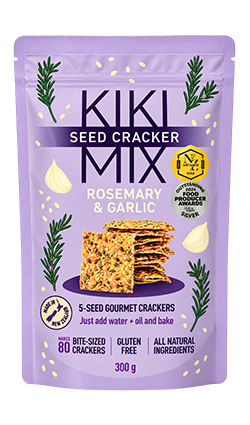 Kiki Seed Cracker Mix - Rosemary & Garlic 300g