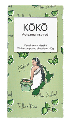 Koko Kawakawa Matcha White Choc 100g