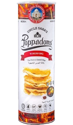 Poppadoms Korean BBQ 70g