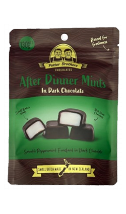 Potter Brothers Dark Peppermint Cremes 130g