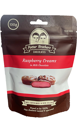 Potter Brothers Raspberry Creams 130gm