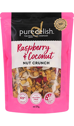 Raspberry & Coconut Nut Crunch 375g