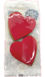 Red Iced Hearts Twin Pack Gingerbread 54gm