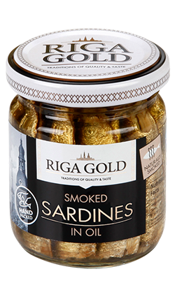 Smoked Sardines Riga Gold 100gm