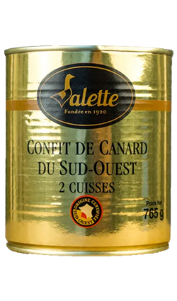Valette Confit de Canard (Duck) 2 Legs 765gm