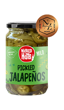 Wicked Hots Pickled Jalapenos (MILD) 360g