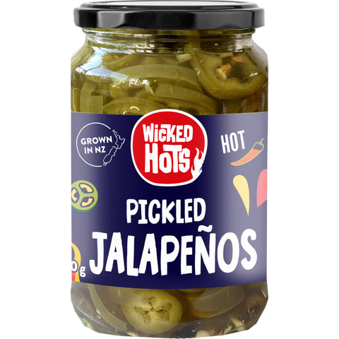 Wicked Hots Pickled Jalapenos (HOT) 360g