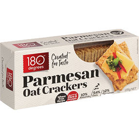 180 Parmesan Oat Crackers 135gm