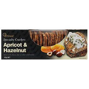 Apricot & Macadamia Crackers 150gm