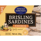 Brisling Sardines Lightly Smoked 106gm