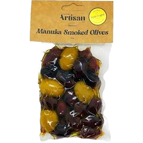 Manuka Smoked Olives 150gm