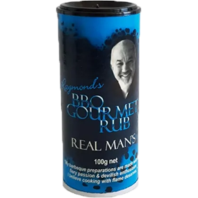 Raymonds BBQ Gourmet Rub Real Man