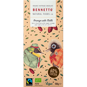 Bennetto Orange & Chilli Chocolate 100gm