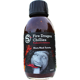 Fire Dragon Chillies Bhuty Black Taniwha Chilli Sauce