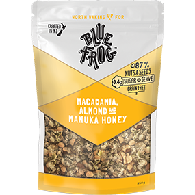 Blue Frog Macadamia Gold Gourmet Granola 350gm