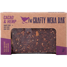 Crafty Weka Bar Cacao & Hemp 75gm