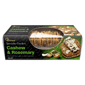 OB Finest Cashew & Rosemary Crackers 150gm