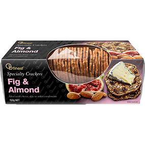 OB Finest Fig & Almond Crackers 150gm