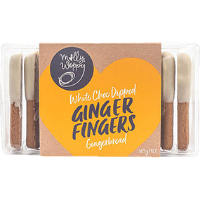 Molly Woppy Ginger Fingers 165gm