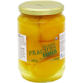Greek Peach Halves 680gm