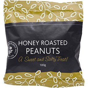 Herb & Spice Mill Honey Roasted Peanuts 100gm