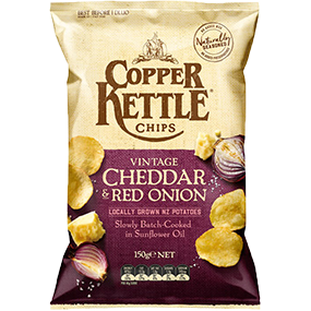 Copper Kettle Chips Cheddar & Red Onion