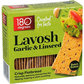 Lavosh Garlic & Linseed 150gm
