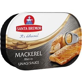 Santa Bremor Mackerel Fillets in Unagi Sauce 190gm