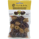 Mixed Pitted Olives with Herbs 120gm