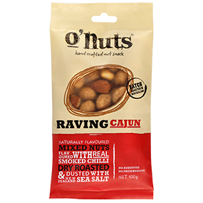O'Nuts Raving Cajun 100gm