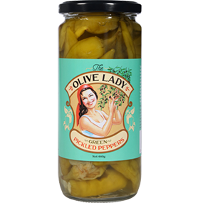 Green Pickled Peppers 500gm