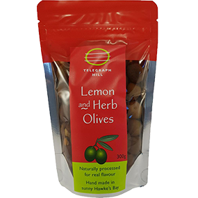 Olives Telegraph Lemon & Herb 300g