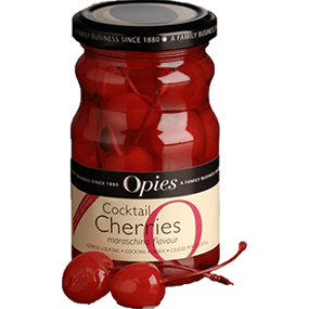 Opies Maraschino Cherries with Stems 225gm